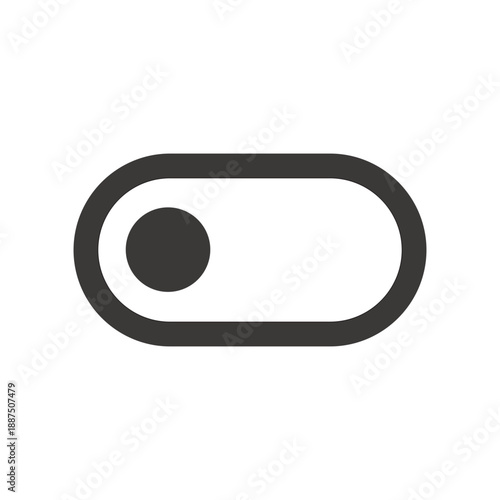 Vector Of Toggle Off switch icon For UI Web_Line Icon