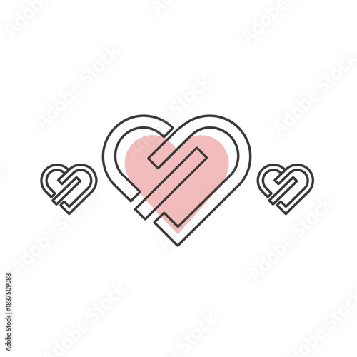 Heart Symbols Love Icon Graphic.