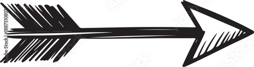 abstract arrow silhouette