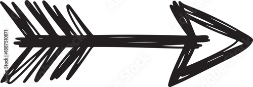 abstract arrow silhouette