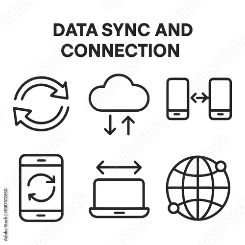 Data synchronization and connection between devices and cloud storage systems worldwide