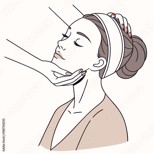 Traditional japanese hair styling