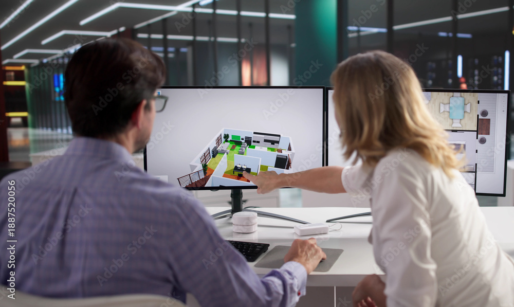 Obraz premium Analyzing Signal Strength In Typical Home Using 3D Router Model