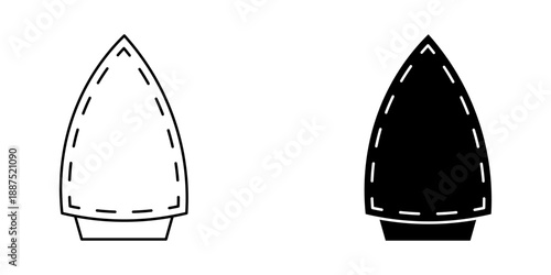 Iron set icon for mobile concept and web design. vector illustration on white background