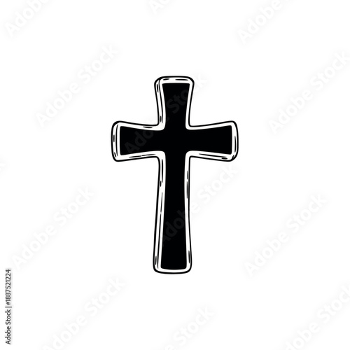 Christian Cross Symbol.