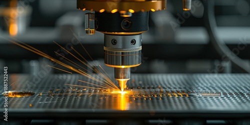 Precision Laser Cutting Machine in Action