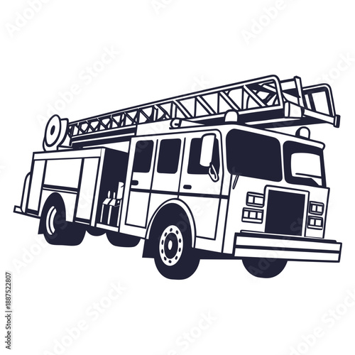 Fire truck illustration