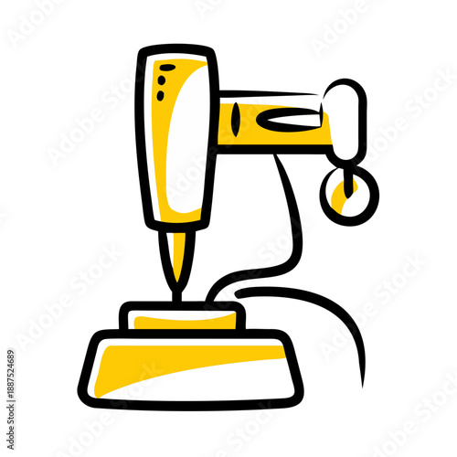 Illustrated soldering iron