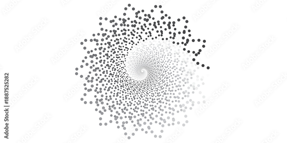 Ταπετσαρία An artistic yin yang symbol made of stones creates a circular spiral pattern wit