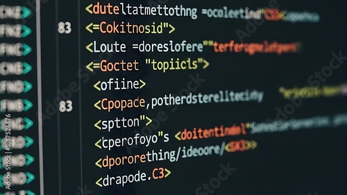 Code snippet displaying medical terms