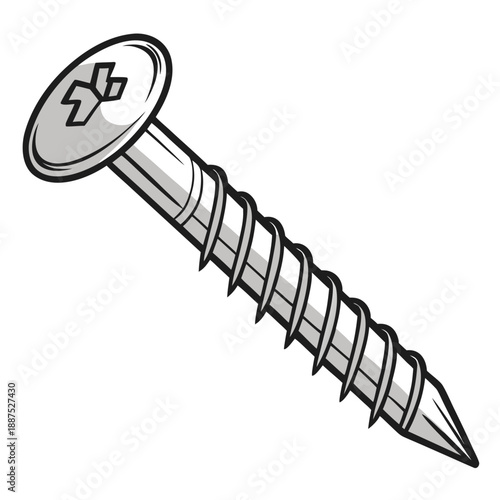 Close-up of a screw