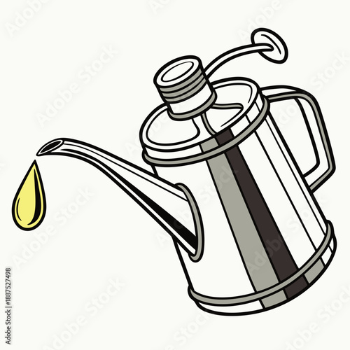 Watering can illustration