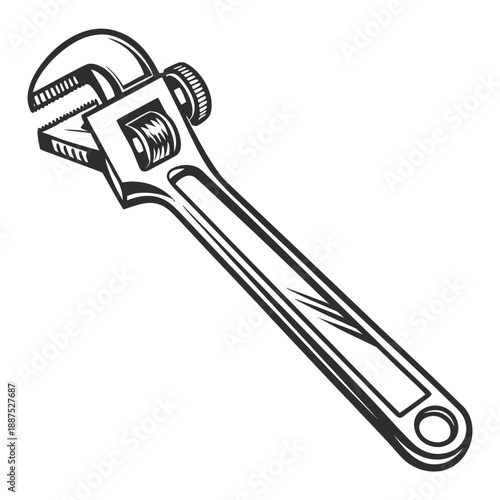 Adjustable wrench