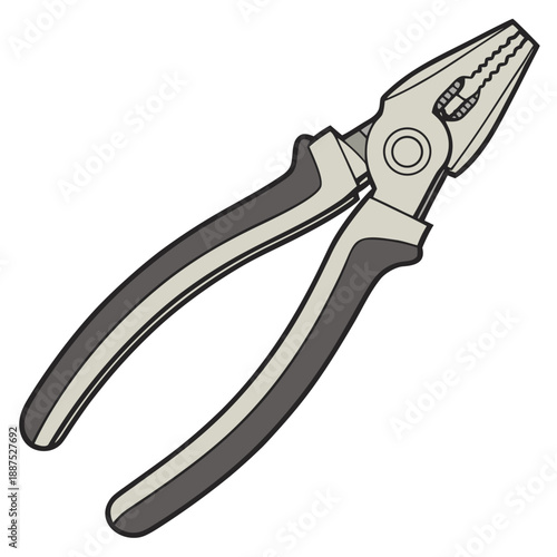 Line cutting pliers