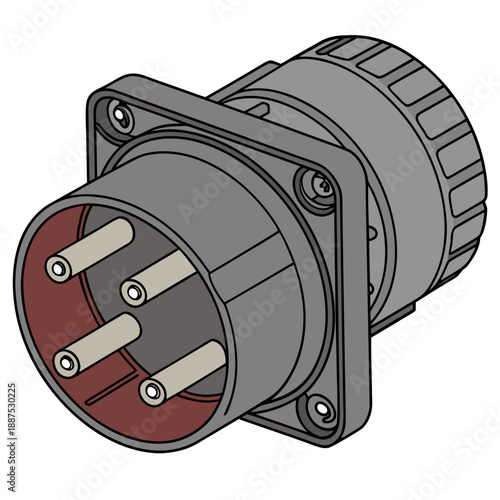 Industrial electrical connector