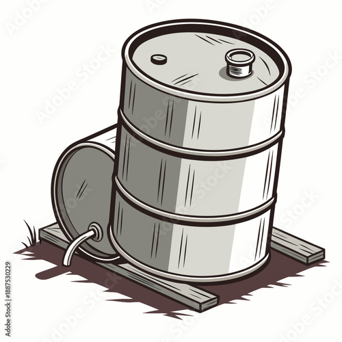 Industrial drum barrel