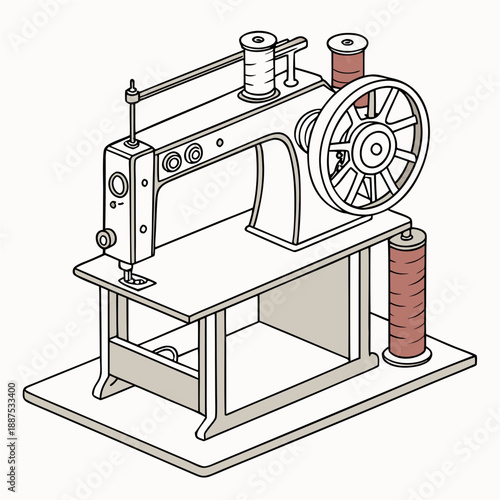 Vintage sewing machine