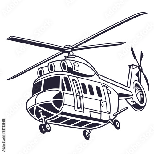 Helicopter illustration