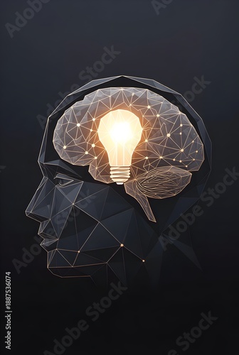 Artificial Intelligence: The Awakening Mind, artificial intelligence visual, AI concept art, machine consciousness metaphor, neural activation, intelligence metaphor, cognitive science, AI development