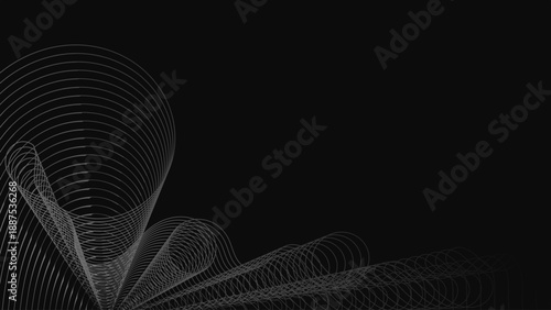 abstract black and white lines background
