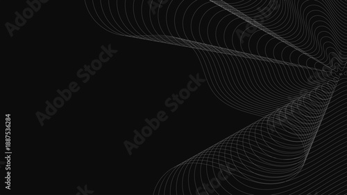 abstract black and white lines background
