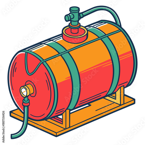 Industrial fuel tank