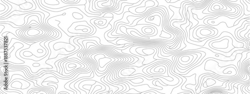 Abstract Topographic Contour Lines Pattern Background 8.