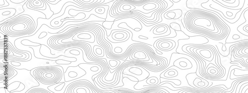 Abstract Topographic Contour Lines Pattern Background 13.