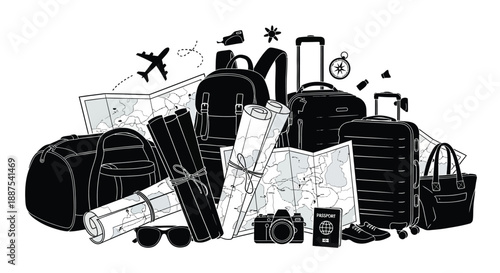 Travel essentials and accessories for adventure seekers