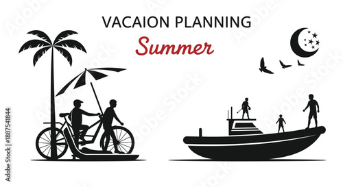 Planning a summer vacation with friends and family