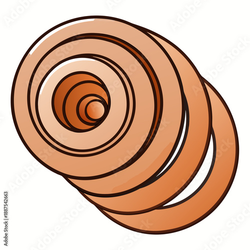 Abstract spiral design
