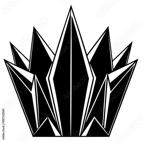 Abstract geometric crystal