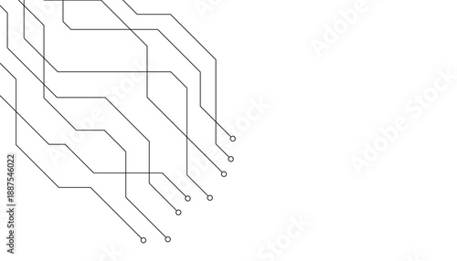 Abstract futuristic circuit board Illustration, Circuit board with various technology elements. Circuit board pattern for technology background. Vector illustration