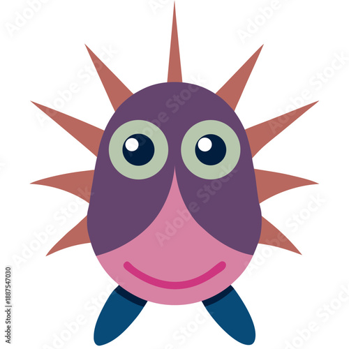 Cartoon sea creature