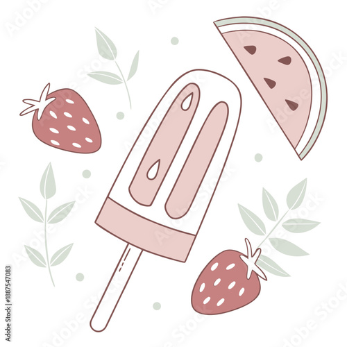 Summer treats illustration