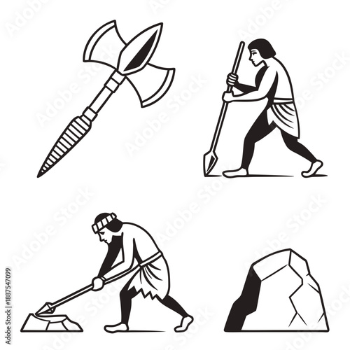 Ancient tools and labor