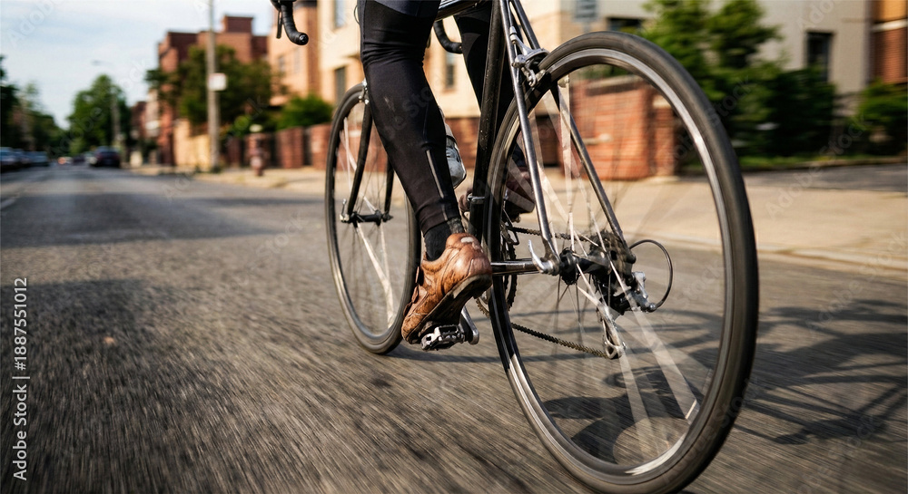Fototapeta premium bicycles in the city