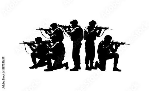 Military Soldiers in Action