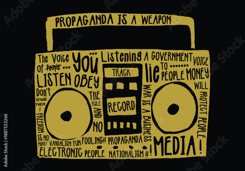 Propaganda Media Art - Bold Social Commentary
