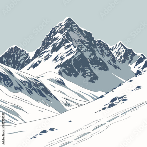 Majestic mountain landscape