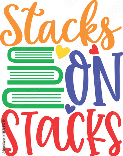 Stacks On Stacks - Money and Wealth Concept Vector Graphic