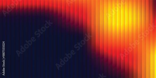 A mesmerizing visual representation of sound waves with a black background and a gradient of orange and red hues that evoke a sense of dynamic energy and movement