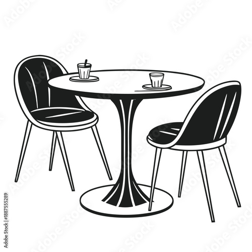 table and chairs