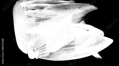 5 Paint Brush Transitions with Transparent Background - Paint brush effects for making transition between video footage
