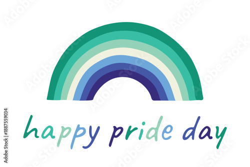 Free Download Colorful rainbow shape Gay men pride flag Happy pride day LGBTQIA community Pride Month Vector hand drawn doodle for posters, stickers, logo, cards - GFXLoad