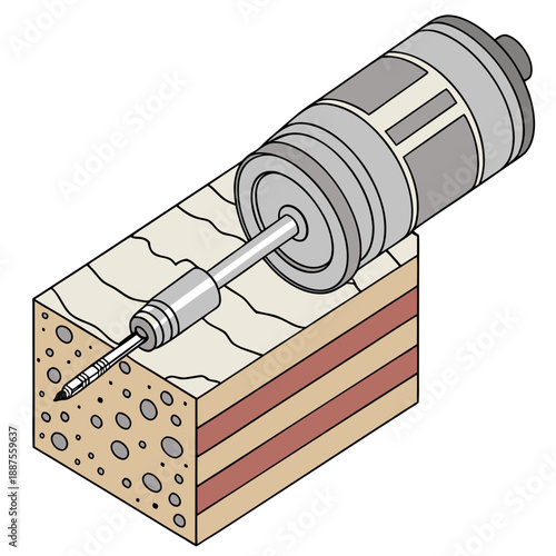 Drilling through layers
