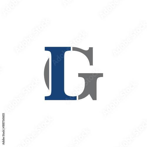 Abstract Letter LG Logo Mark – Professional Corporate Identity Design
