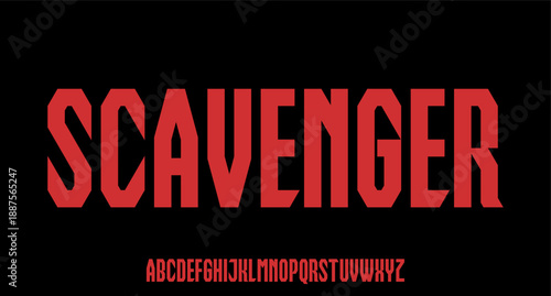 unique font vintage retro bold typeset classic