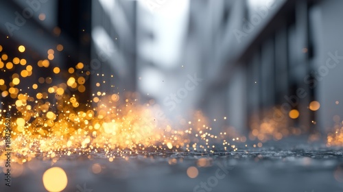 Sparks industrial background