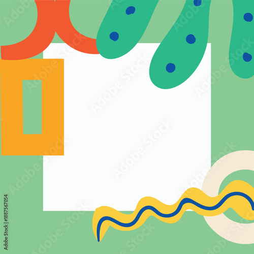 Kids Child Poster Design with Colorful and Playful Illustration Style. This kids child poster features bright colors and playful illustrations designed especially for children.